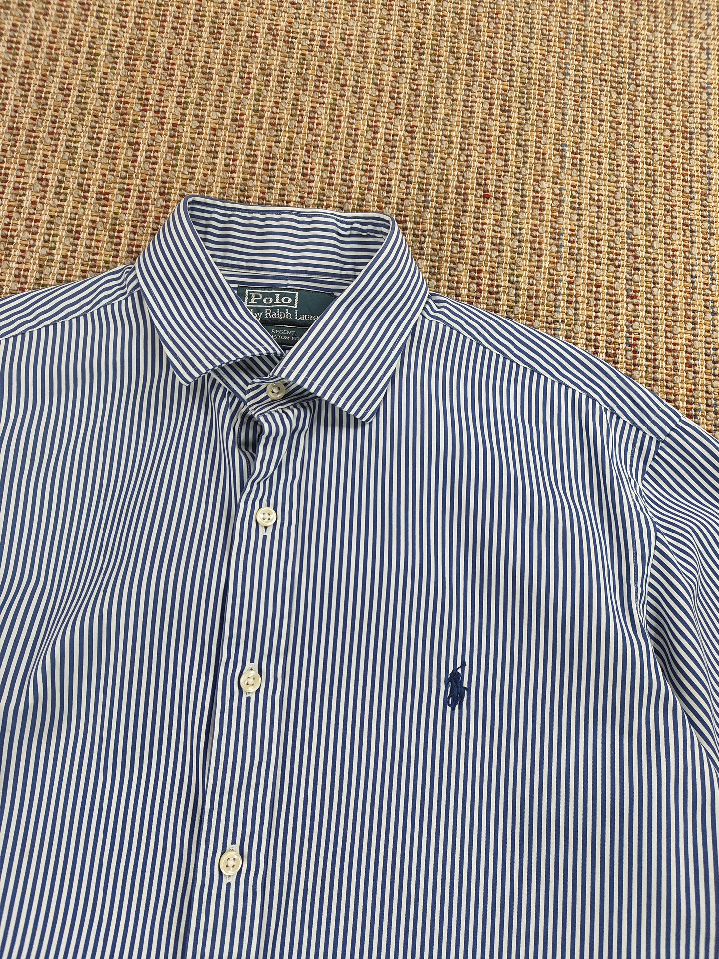 Y2K RALPH LAUREN STRIPED SHIRT (L/XL)