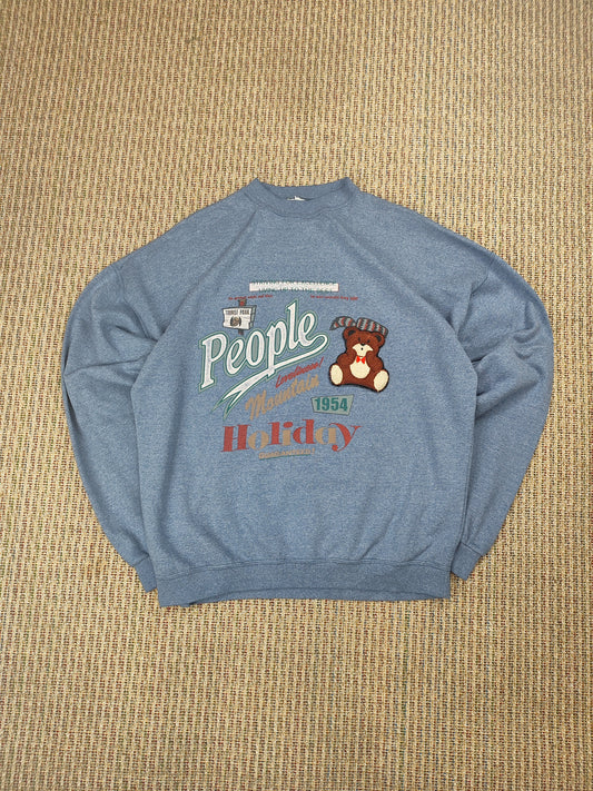 VINTAGE 80s GRAPHIC SWEATSHIRT (L)