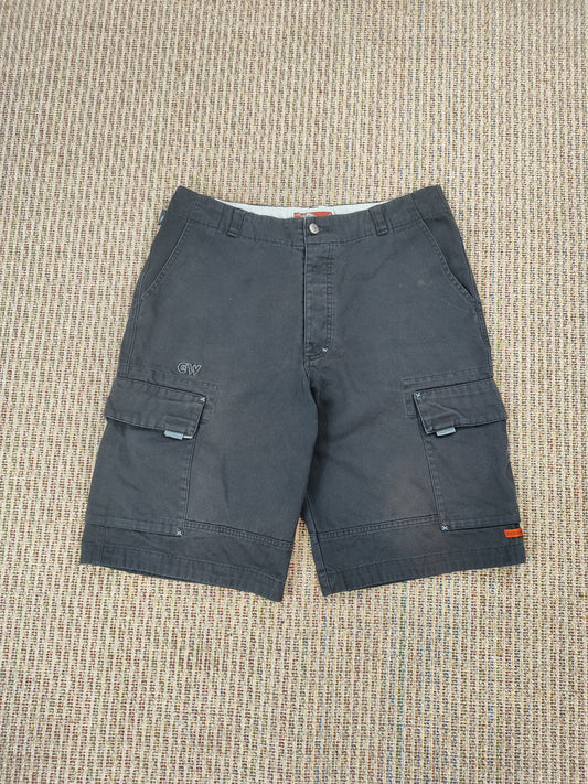 VINTAGE G.W LOOSE FIT CARGO SHORTS (L)