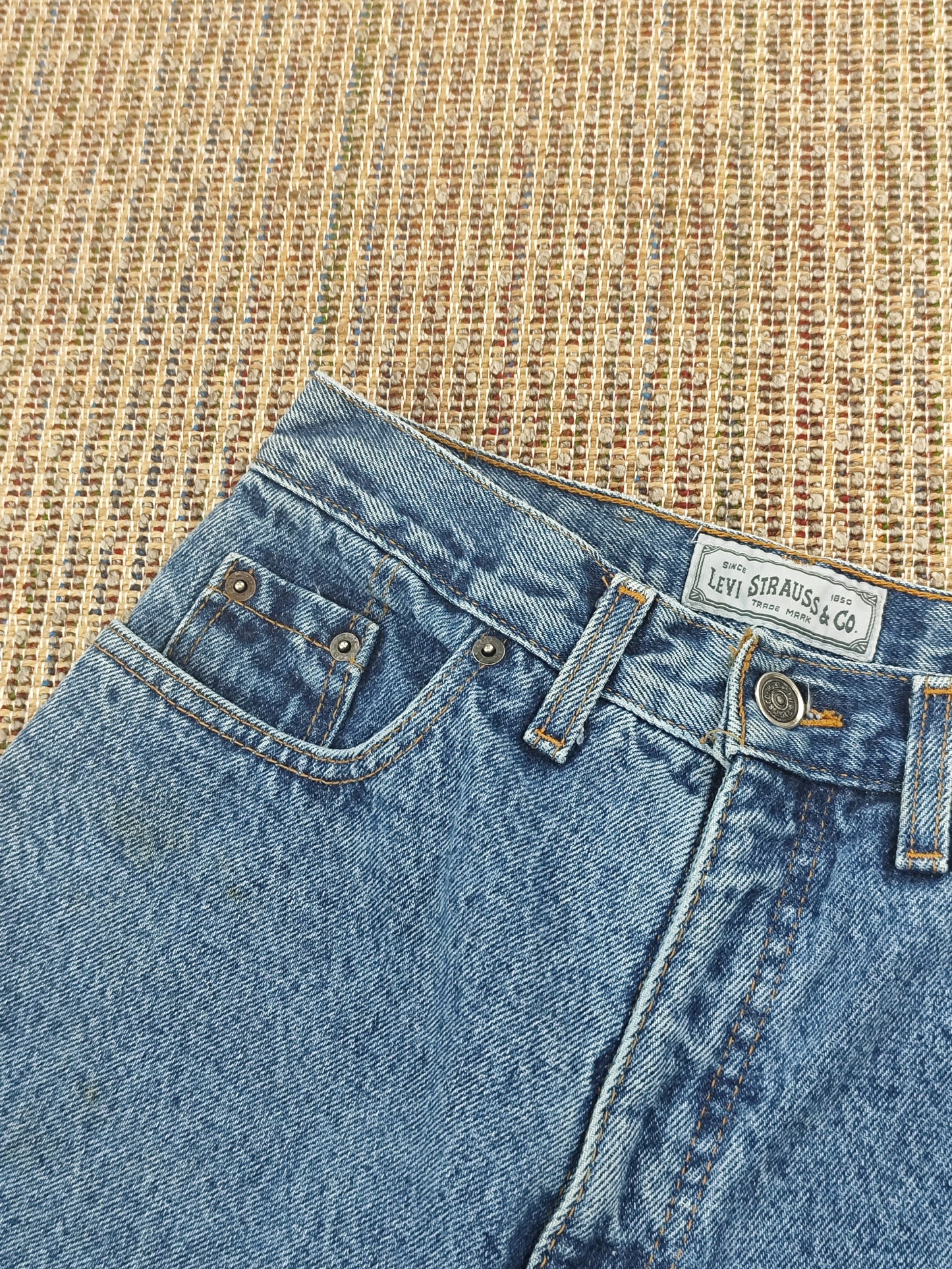 VINTAGE LEVIS 941 SILVER TAB JEANS (W27)