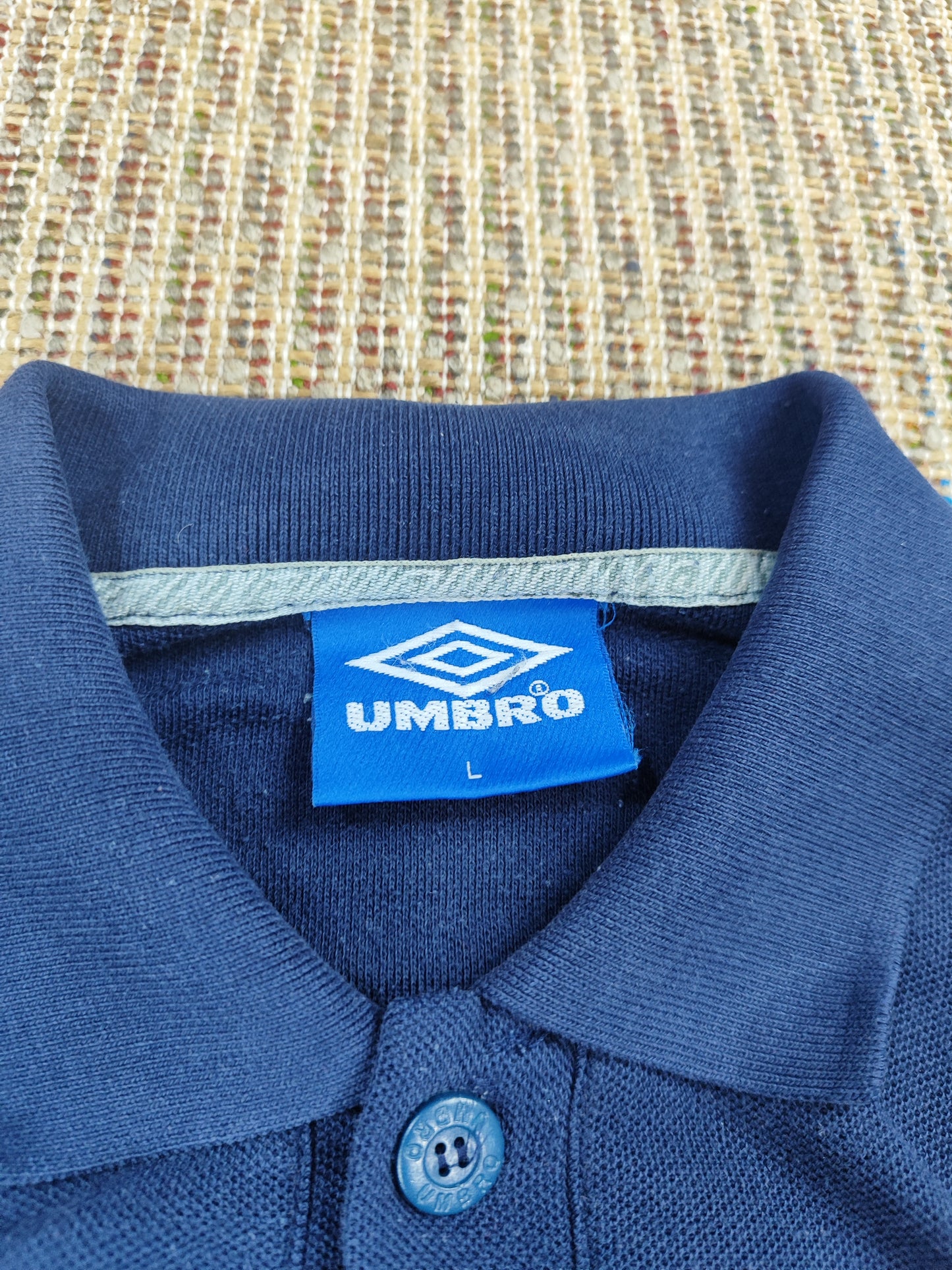 90S UMBRO ESSENTIAL POLO SHIRT (L)