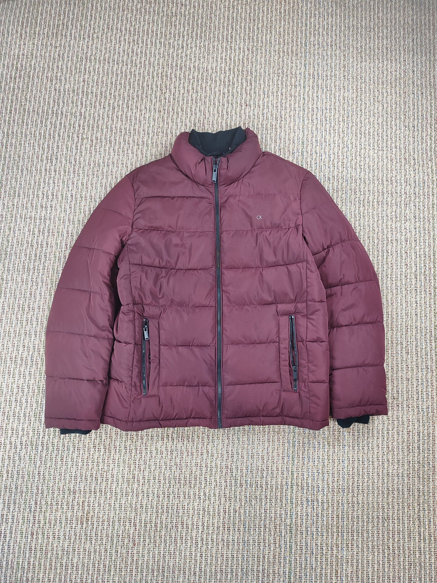 Y2K CALVIN KLEIN PUFFER JACKET (M)
