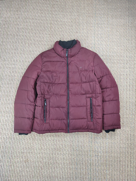 Y2K CALVIN KLEIN PUFFER JACKET (M)