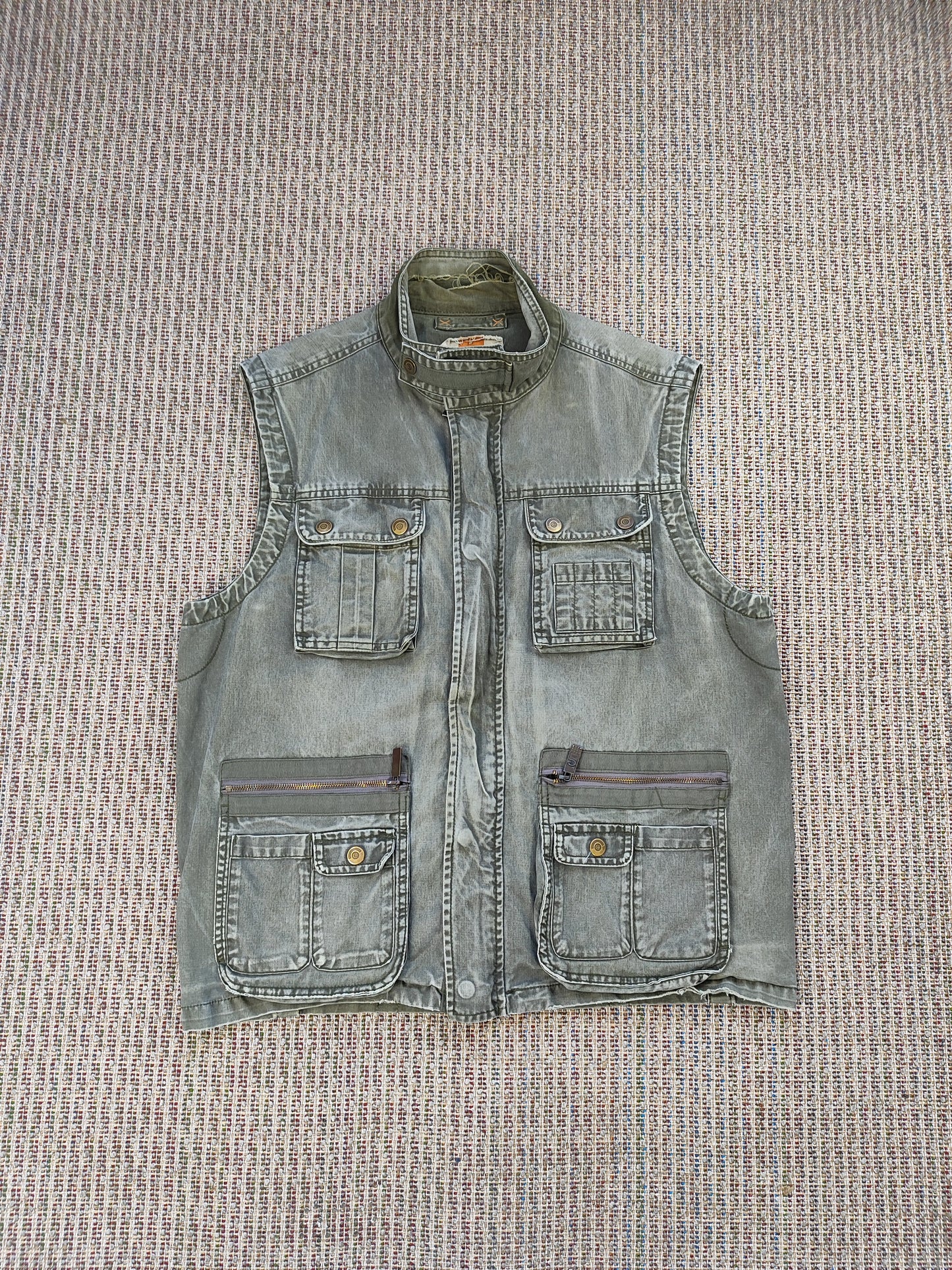 VINTAGE FISHING GILET VEST (L)