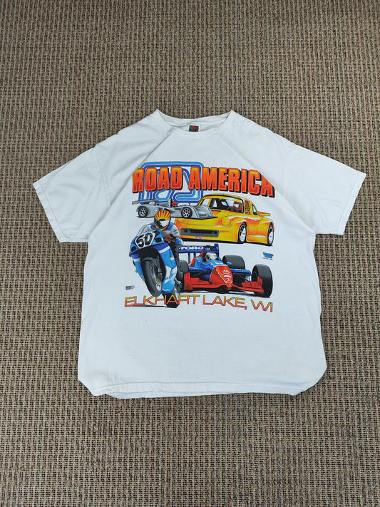 VINGAGE ROAD AMERICA GRAPHIC TEE (XL)