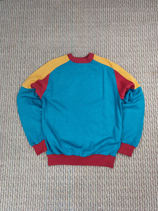 VINTAGE COLOR BLOCK SWEATSHIRT (S)