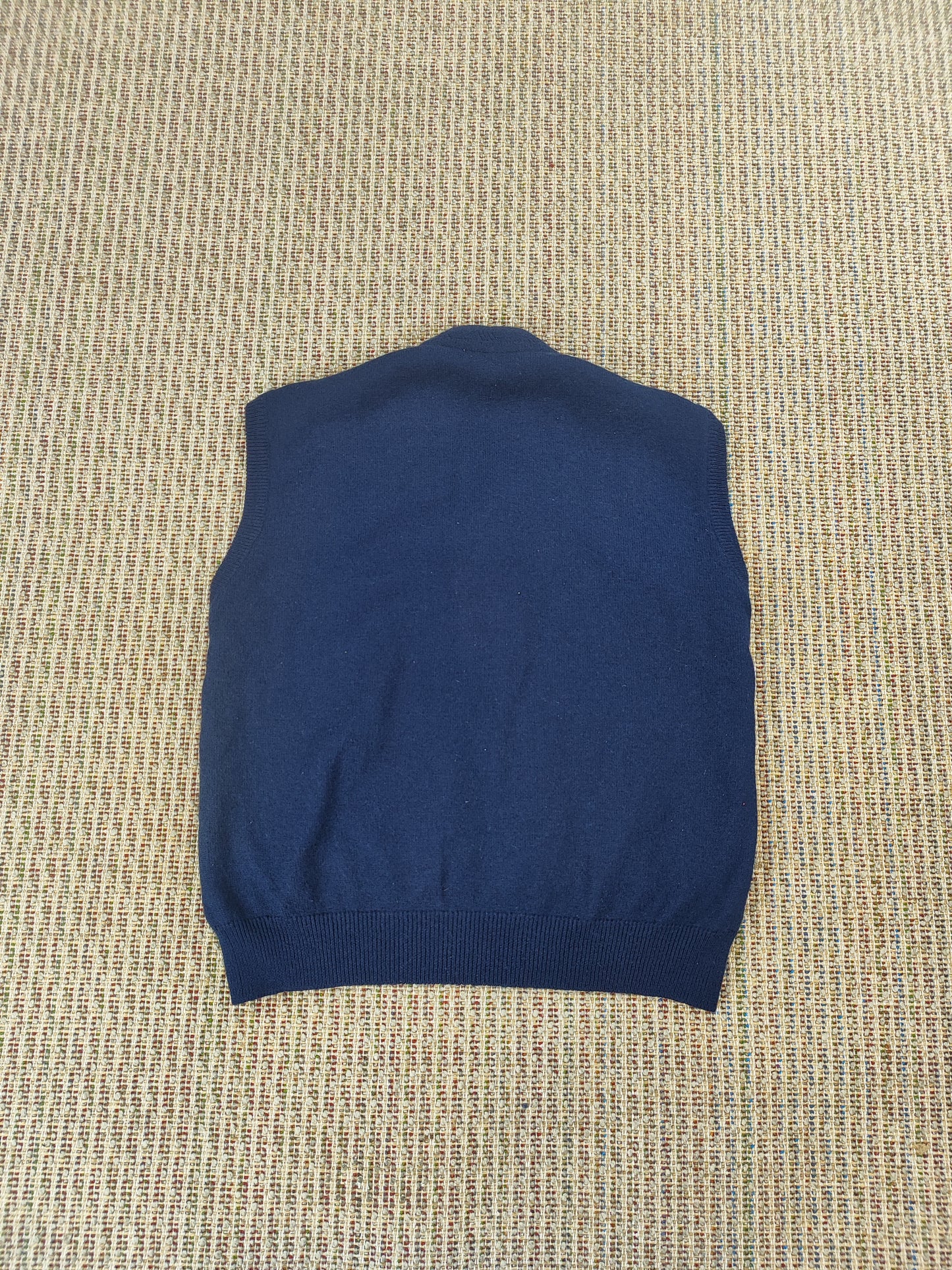 90S KNIT VEST PATTERN JUMPER (WOMEN'S XS)