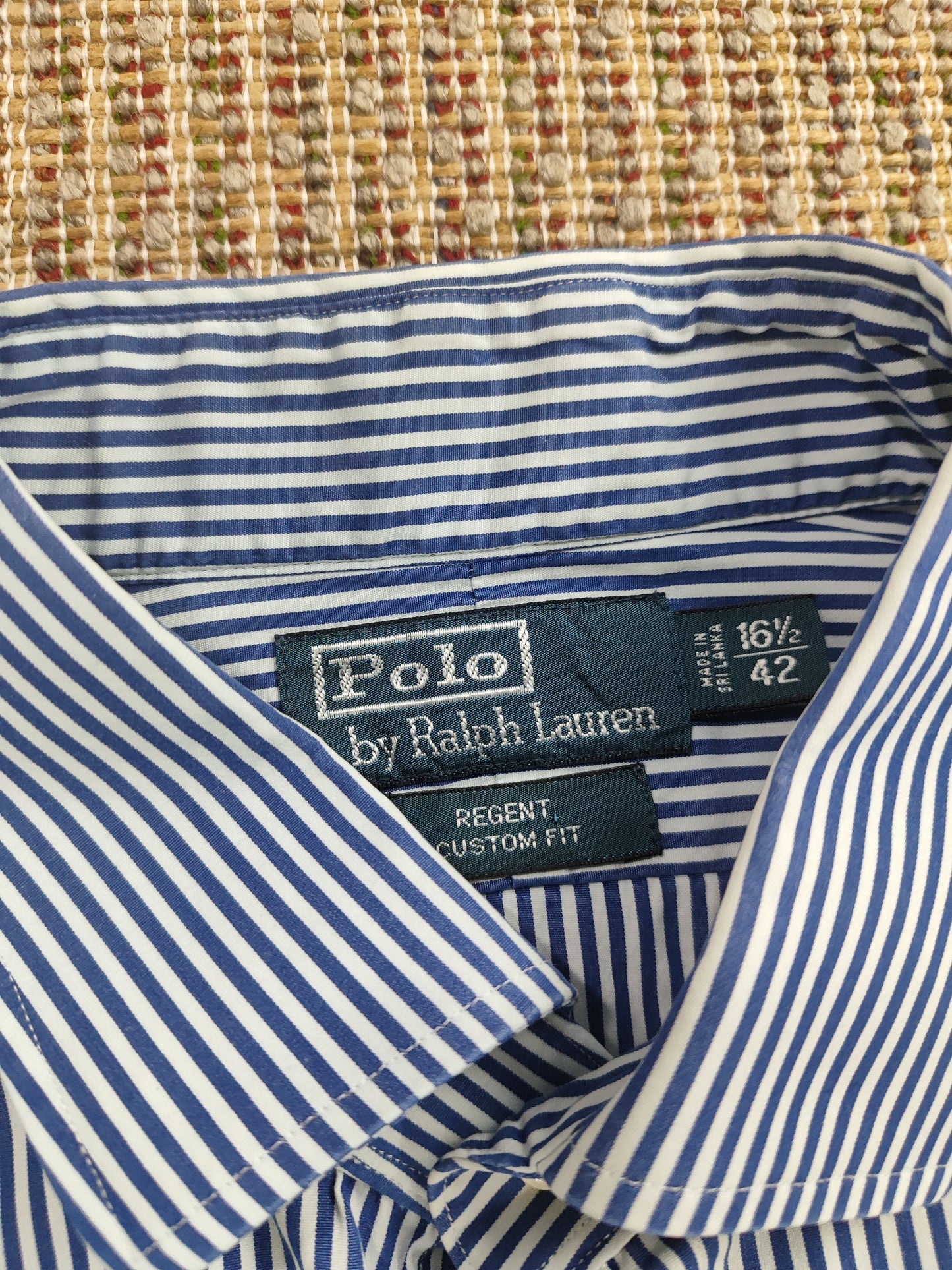 Y2K RALPH LAUREN STRIPED SHIRT (L/XL)