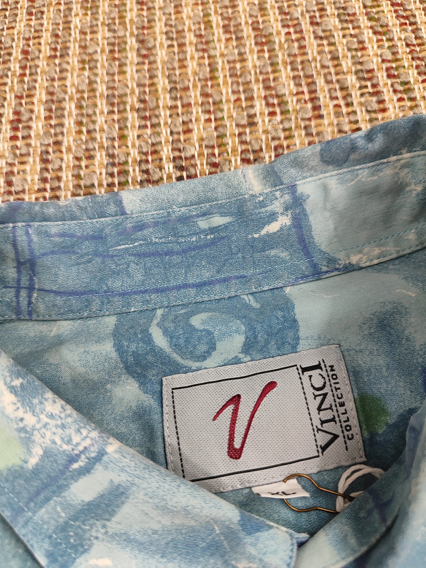 90S VINTAGE PATTERN SHIRT (XL)