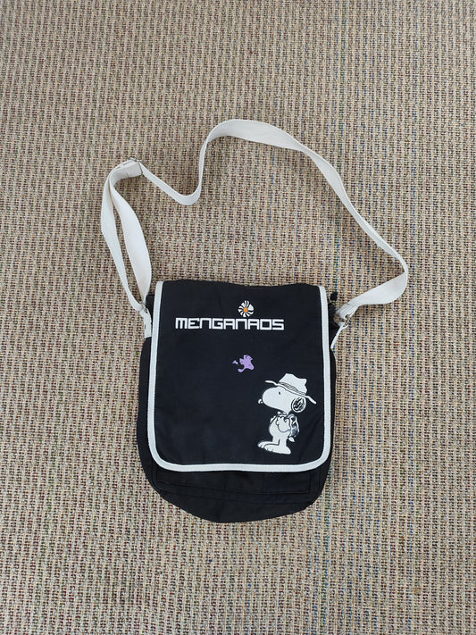 VINTAGE PEANUTS SNOOPY MESSENGER BAG (ONE SIZE)