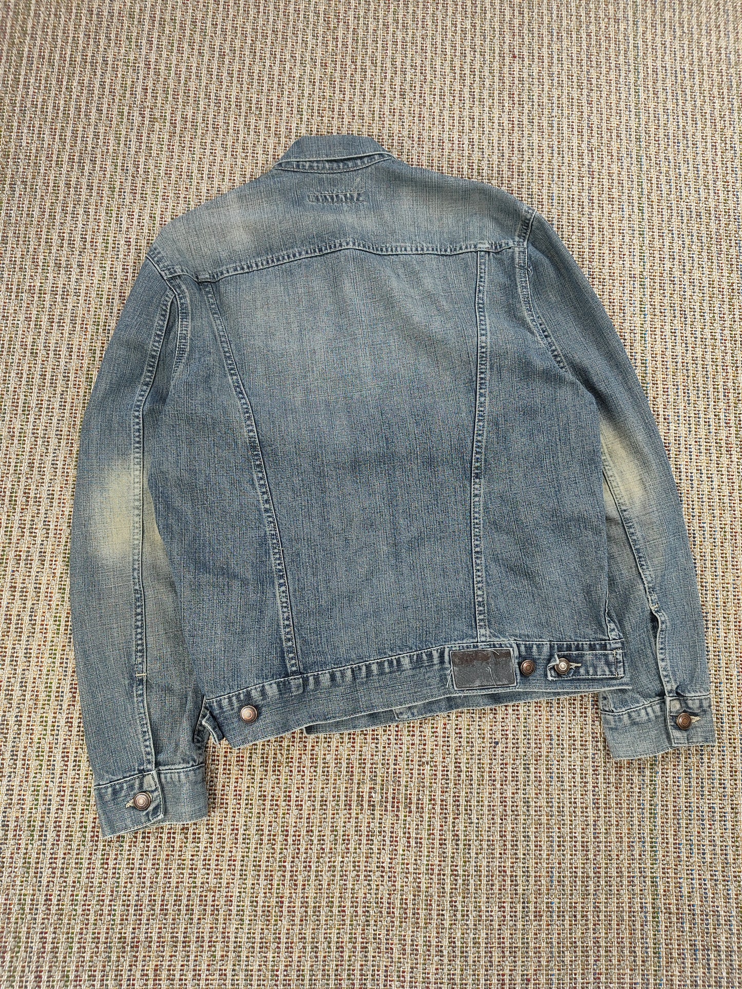 Y2K TEDDY SMITH DENIM JACKET (WOMEN'S M)