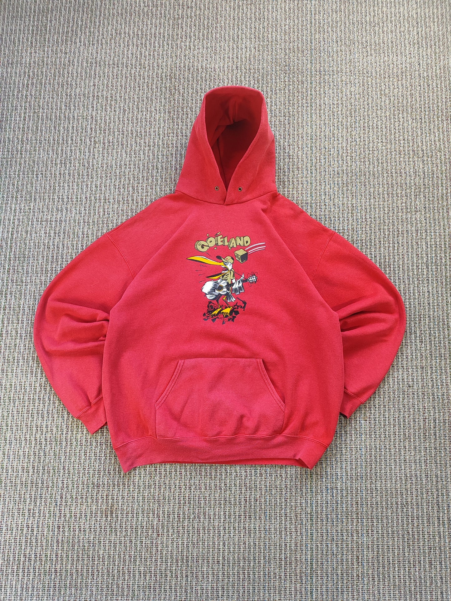 Y2K BIRD GRAPHIC HOODIE (XL)