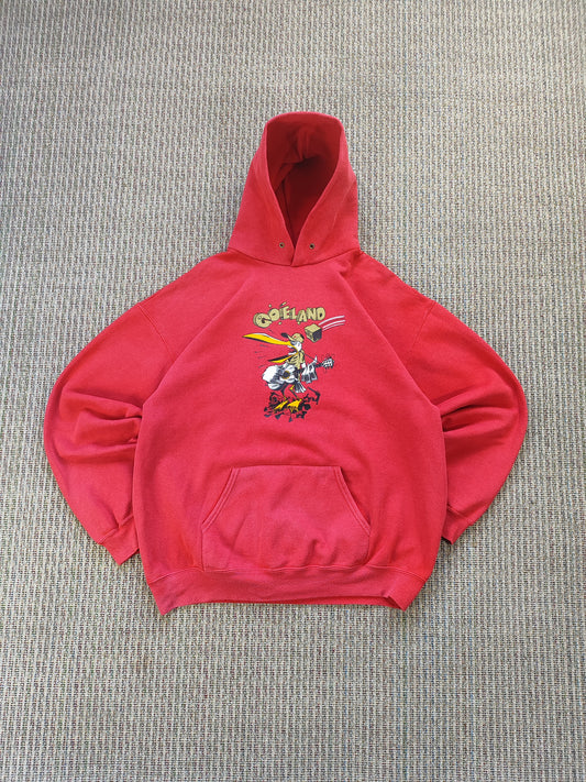 Y2K BIRD GRAPHIC HOODIE (XL)