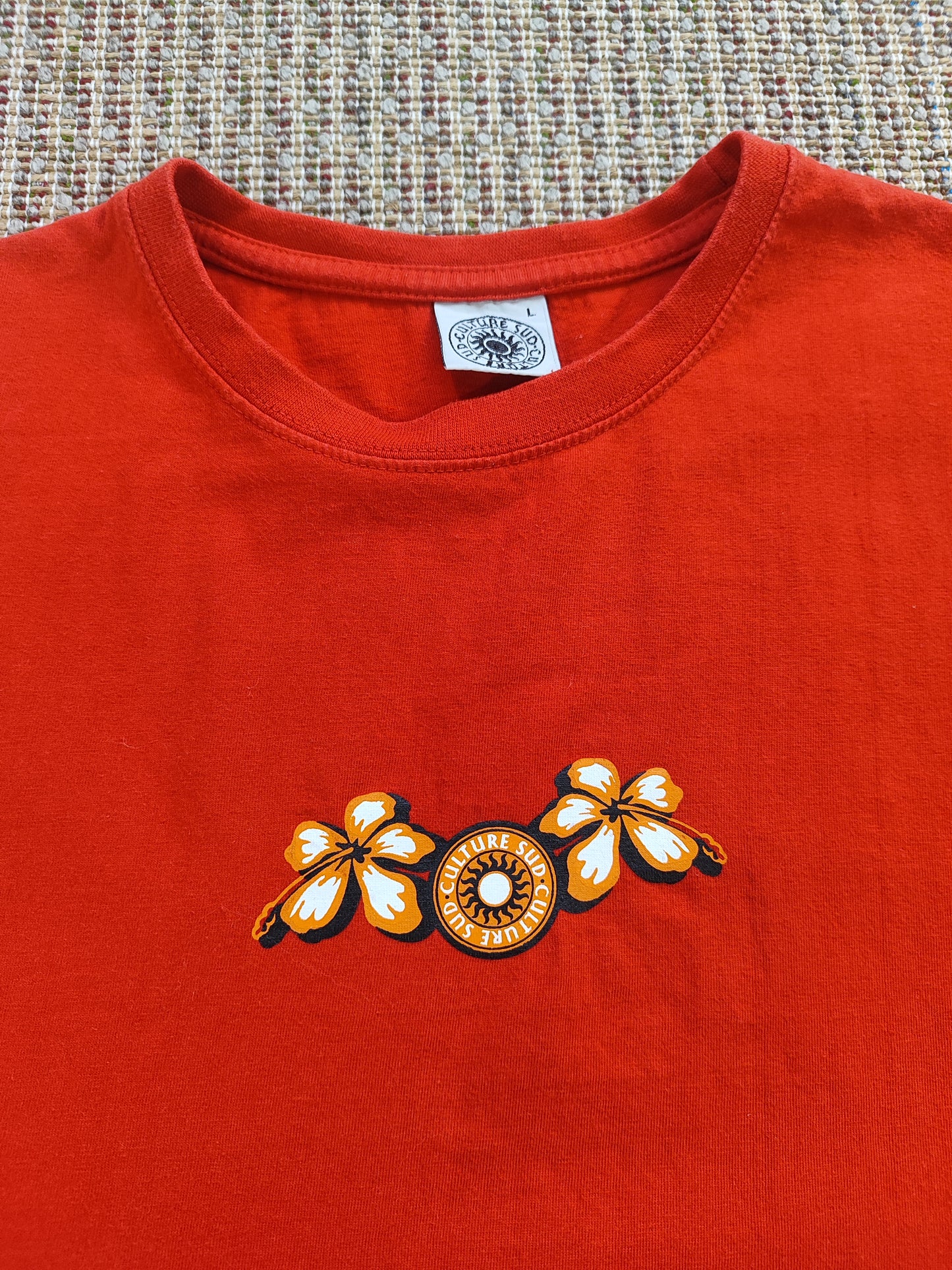 90S SURF GRAPHIC T-SHIRT (L)