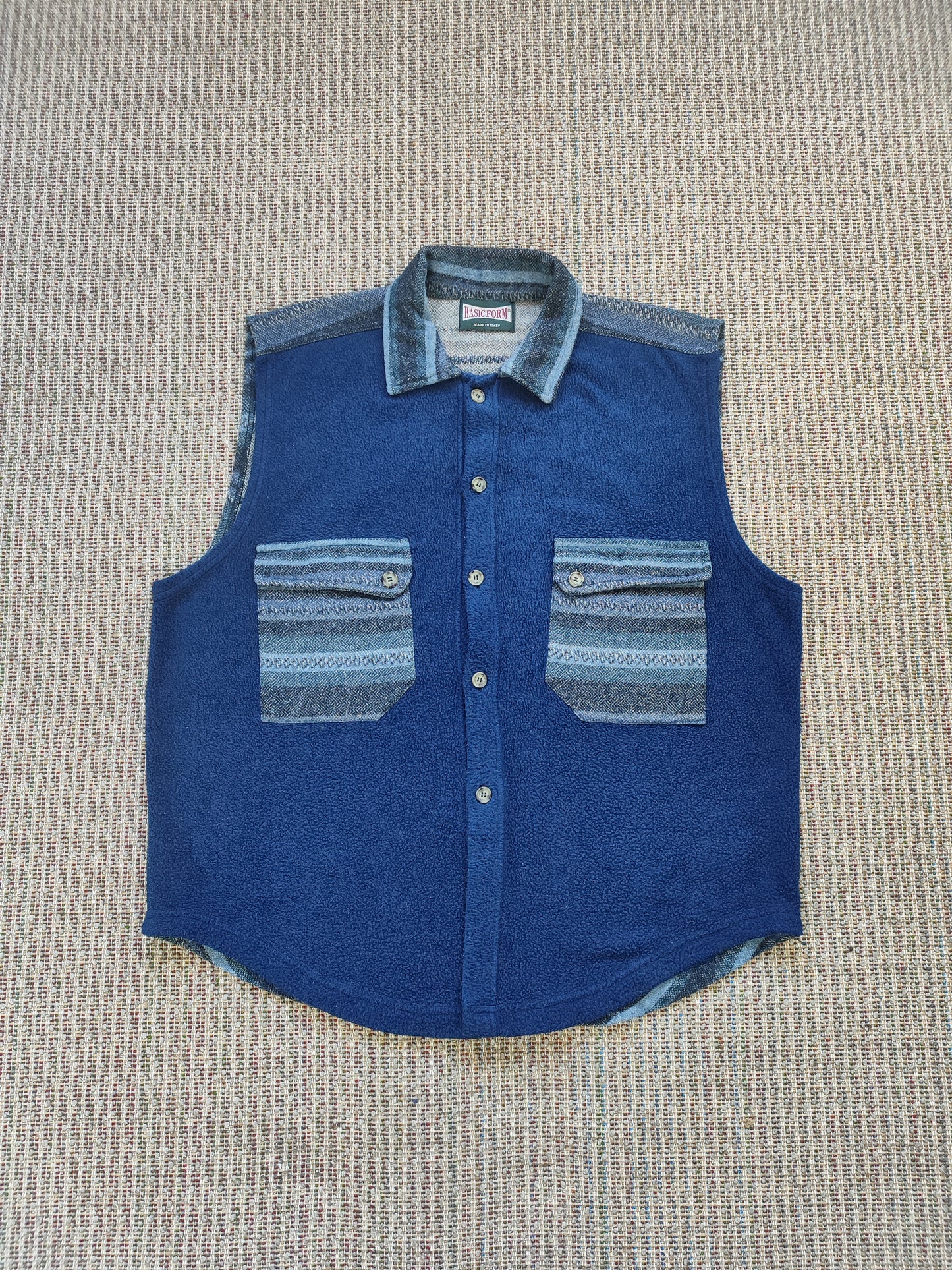 90S ITALIAN FLEECE VEST (L)