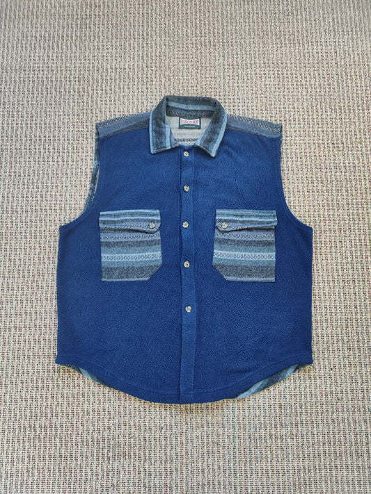 90S ITALIAN FLEECE VEST (L)