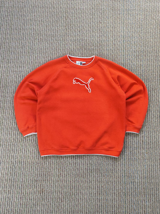 90S PUMA EMBROIDERED SWEATSHIRT (S)