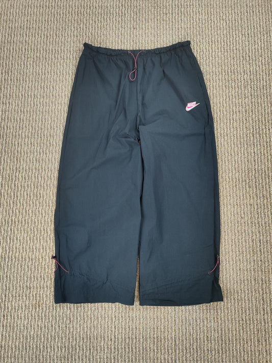 SUPER BAGGY NIKE SHELL TRACK PANTS (L)