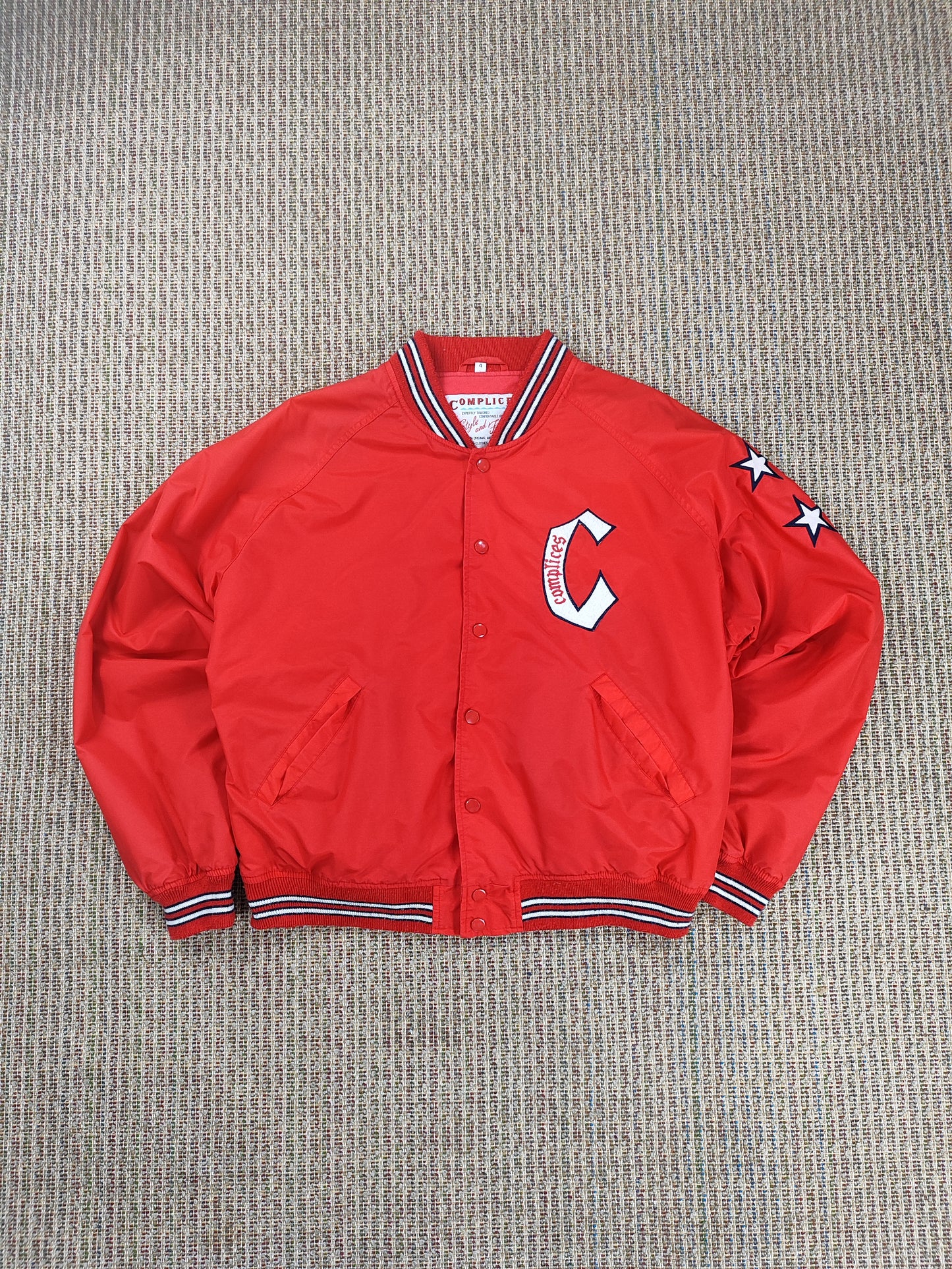 80S AMERICAN VARSITY JACKET (L)