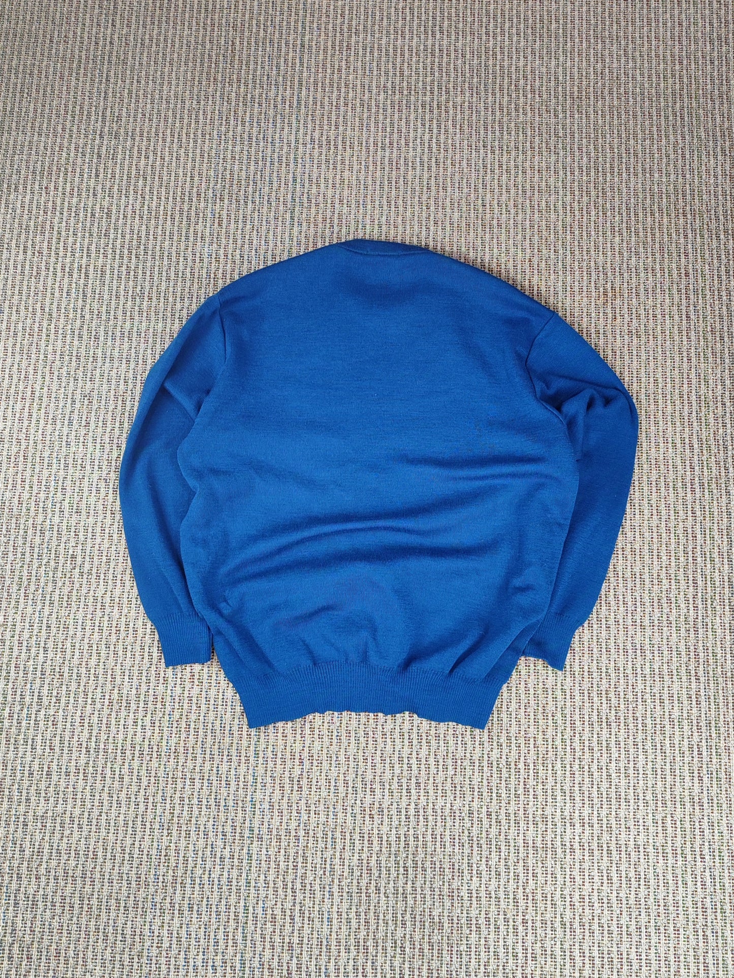 VINTAGE GRANDAD KNIT JUMPER (L)