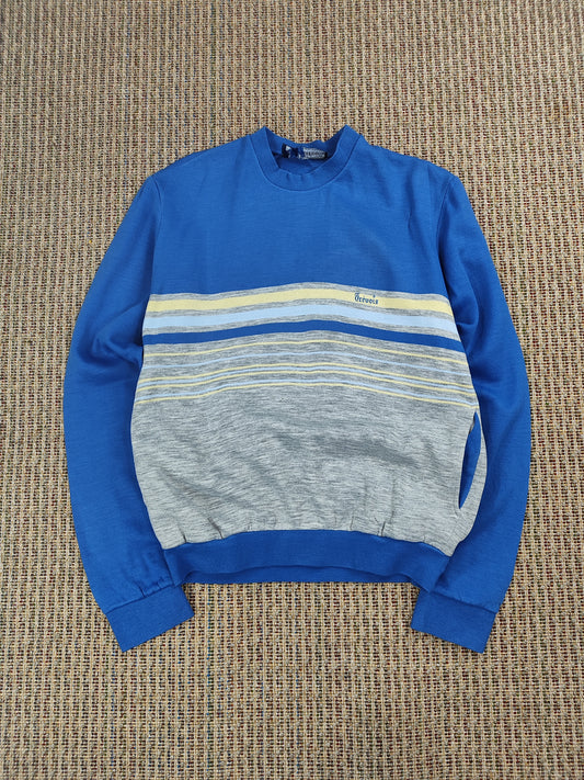 VINTAGE TREVOIS STRIPE SWEATSHIRT (WOMEN'S M)