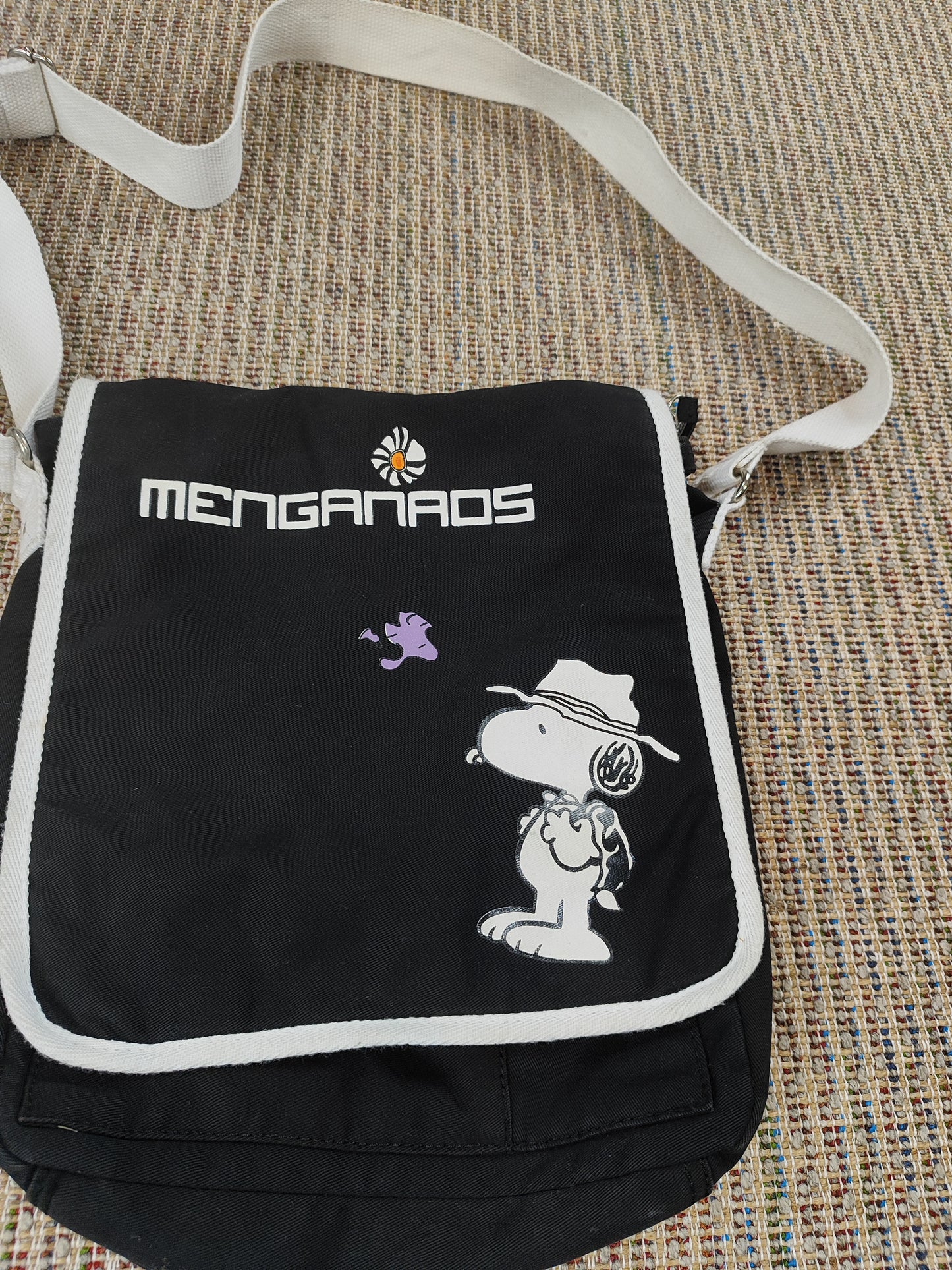 VINTAGE PEANUTS SNOOPY MESSENGER BAG (ONE SIZE)