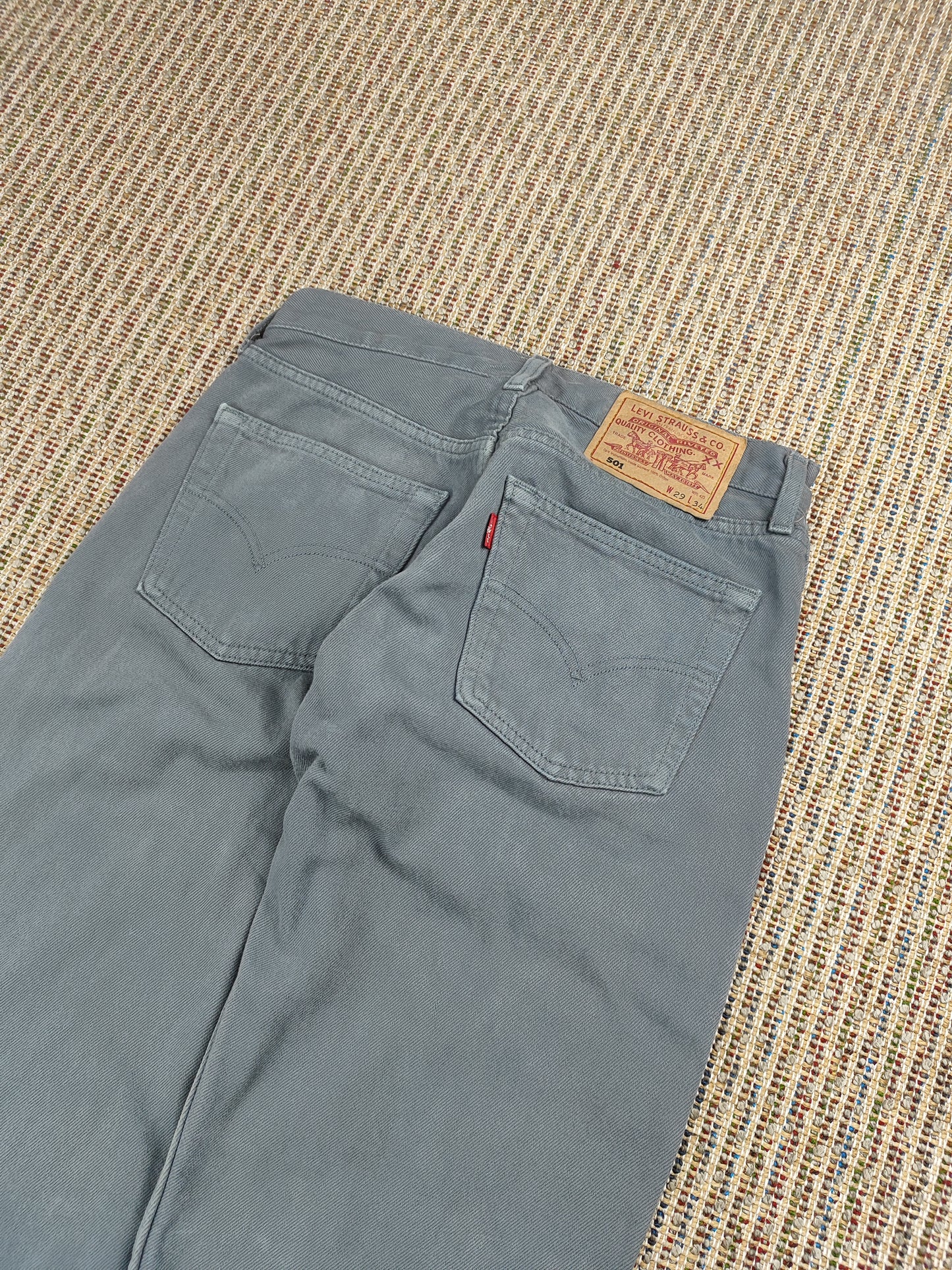 VINTAGE LEVIS 501 STRAIGHT FIT JEANS (W28)