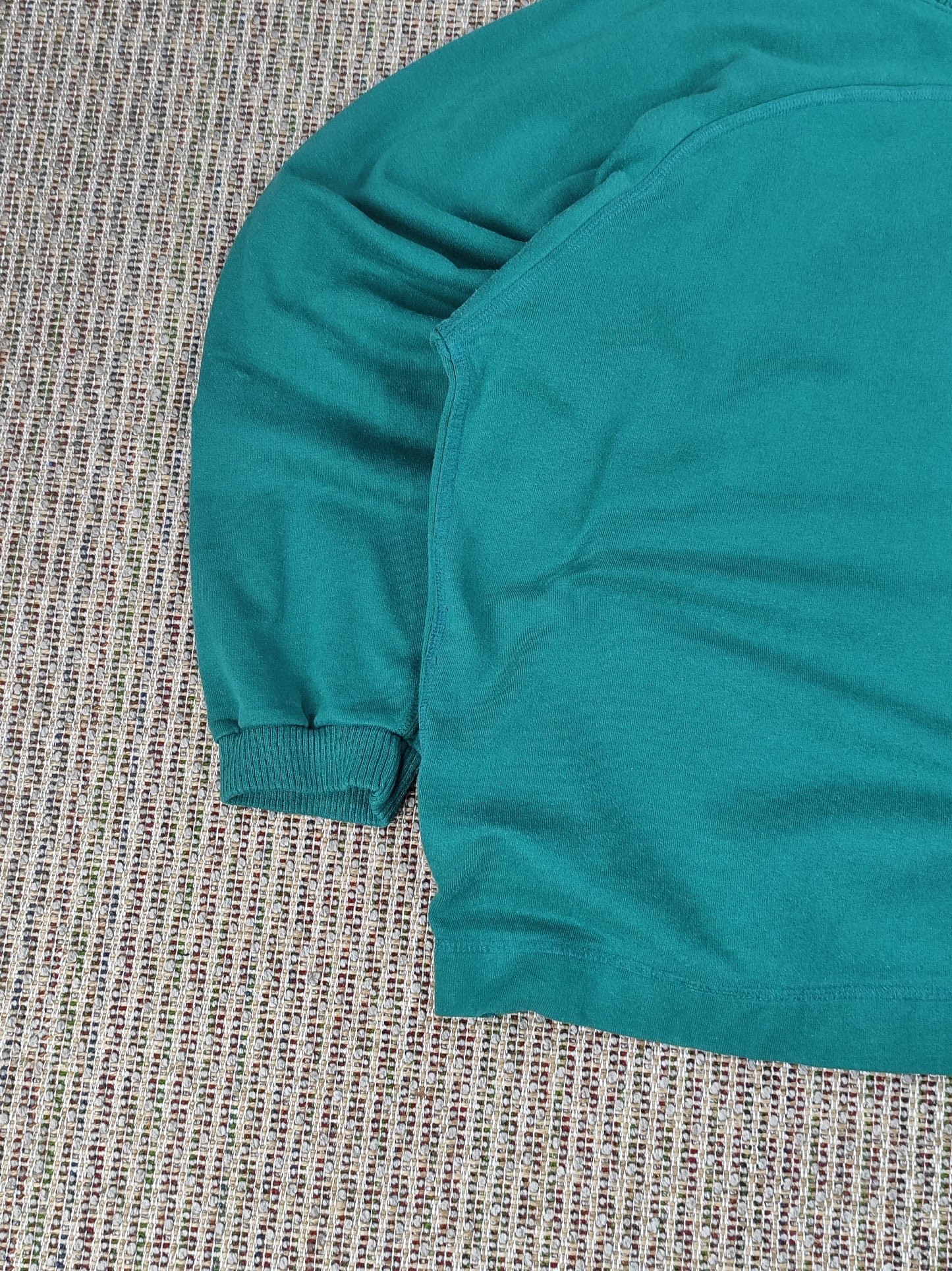 VINTAGE 80S TURQOISE SWEATSHIRT (L)