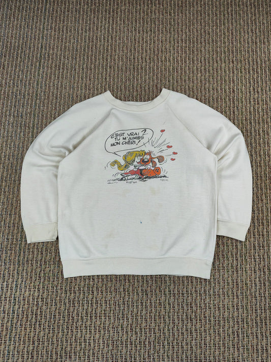 VINTAGE CARTOON SWEATSHIRT (WOMEN'S XS)