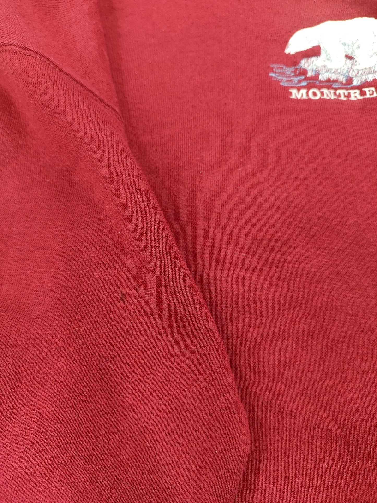 VINTAGE MONTREAL EMBROIDERED SWEATSHIRT (S)