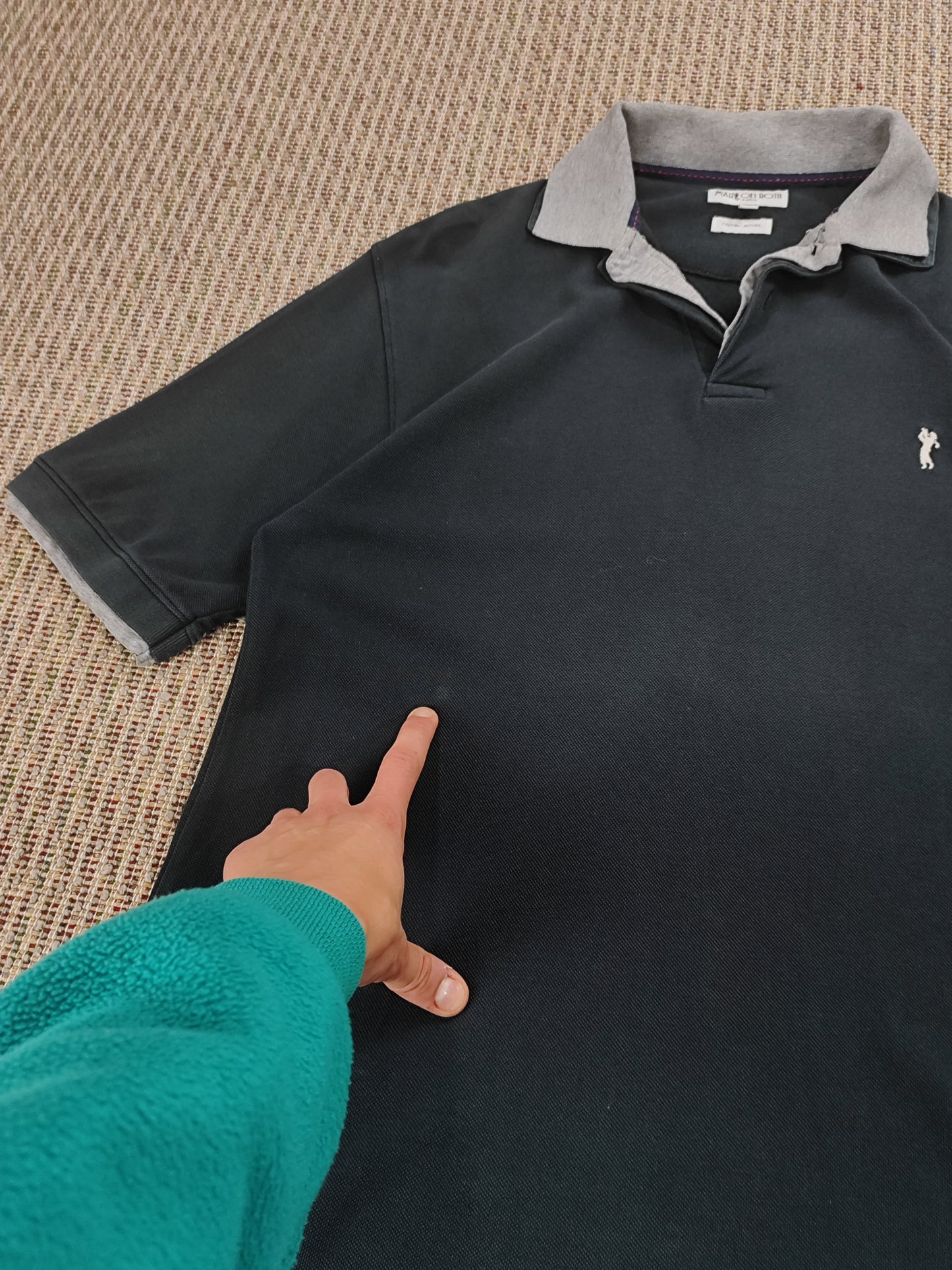 90S DOUBLE LAYER POLO SHIRT (L)