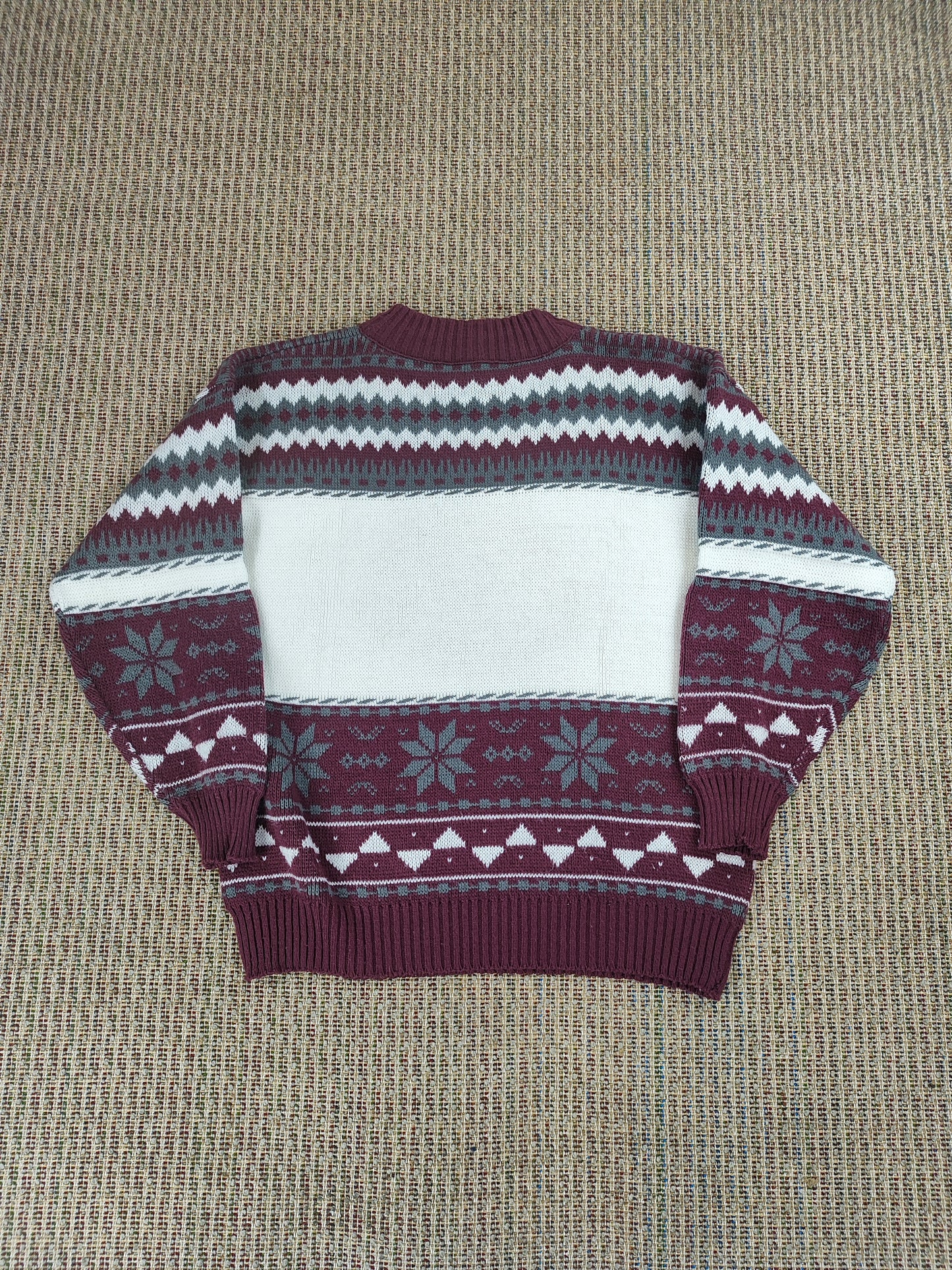 90S USA KNIT GRANDAD JUMPER (M)