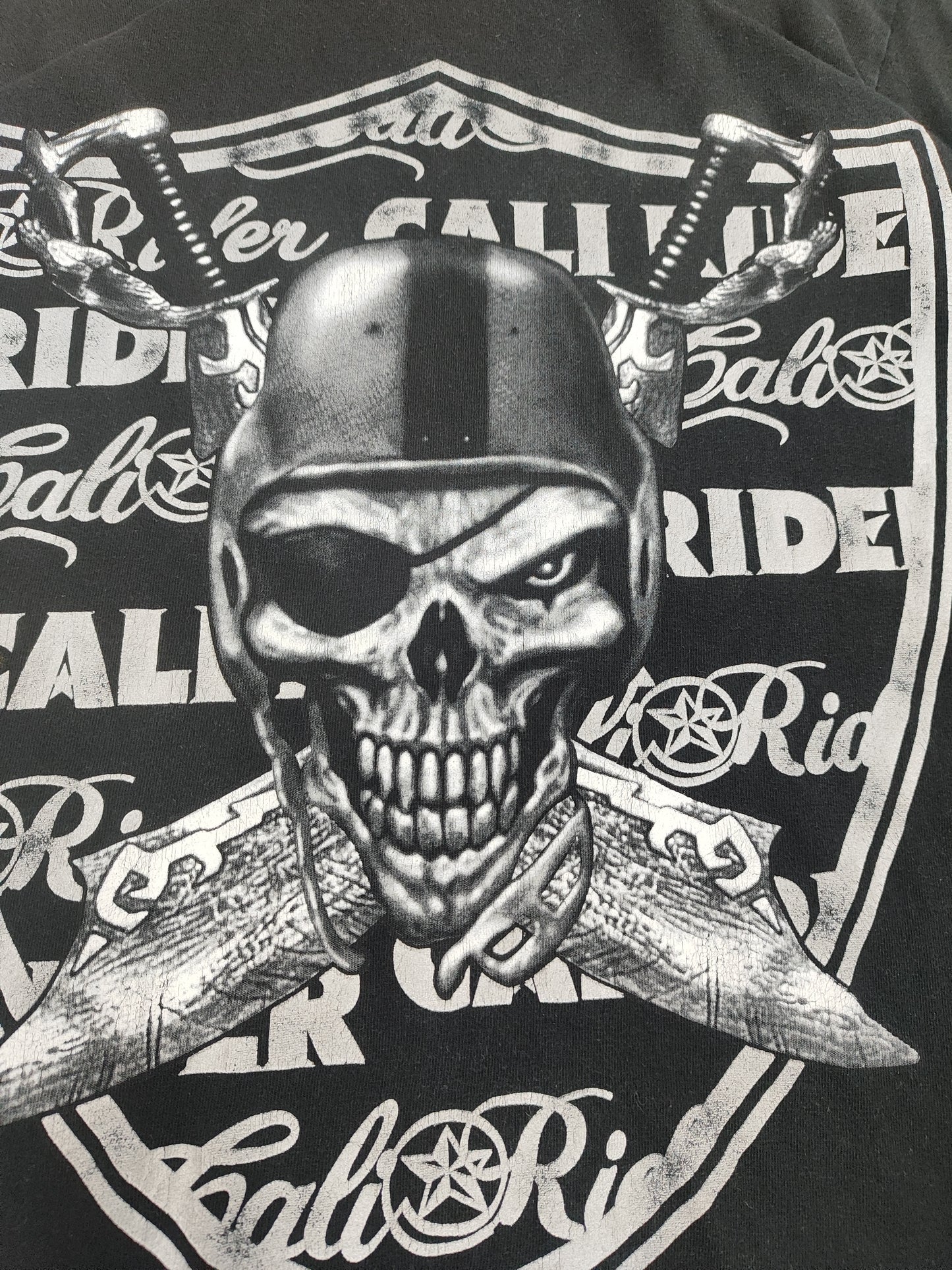 90S SKULL CALI RIDER GRAPHIC TEE (M)
