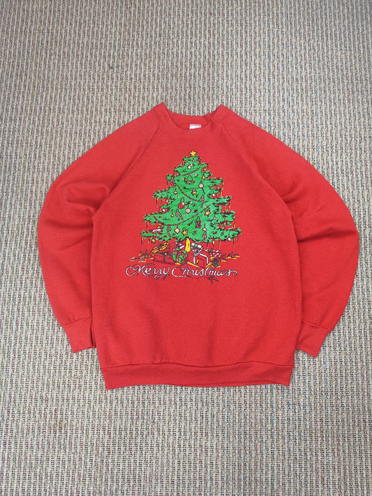 VINTAGE 80S CHRISTMAS SWEATSHIRT (M)